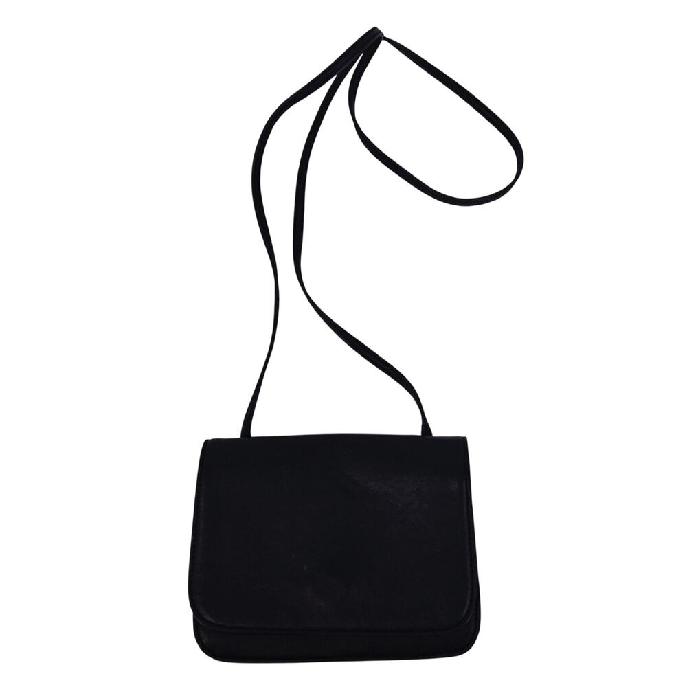 Silence & Noise Urban Outfitters Black Vegan Leather Mini Crossbody Bag Purse